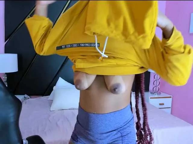 NaomiSmiths — Feeling a good cock on my tits, licking my big tits, sucking them and making me moan while they vibrate my toy very hard.