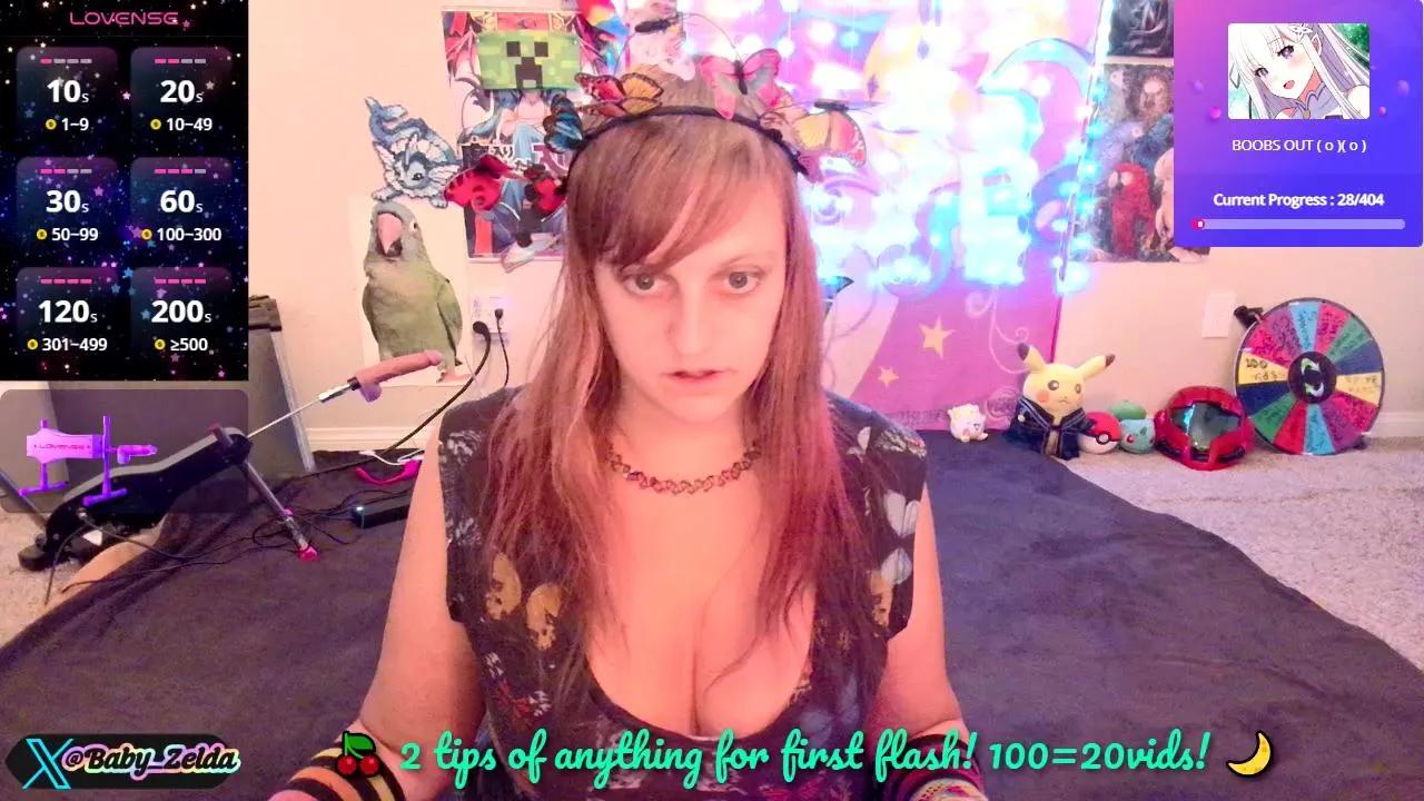 BabyZelda on Cam4 