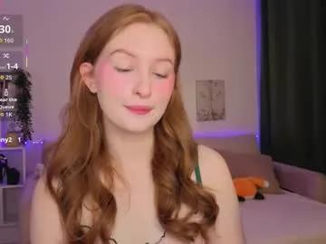 betty_twilight — GOAL: Sensual Finger Sucking [55 tokens remaining] Just a kitty meowing for attention hihi :3 put a sticket where you would kiss me 31tk!  #18 #shy #redhead #skinny #teen