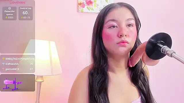 StripChat mia_celezte  is Freechat  mia_celezte — saliva in boobs