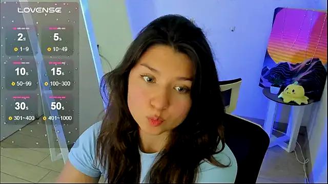 Sandra_Curly — Cream on the face