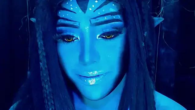 StripChat xBLUE_GODDESS is Freechat xBLUE_GODDESS — dirst ever trans  cosplayer